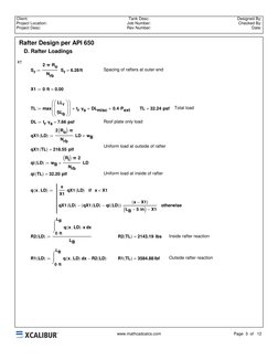 Api 650 Rafters Steel Rafter Design per API 650 | PDF | Structural Steel | Materials ...