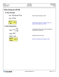 Api 650 Rafters Steel Rafter Design per API 650 | PDF | Structural Steel | Materials ...