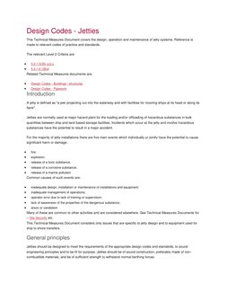 Jetty Design Guidelines and Standards | PDF | Ships | Pier