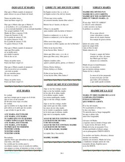 Parroquia La Resurrección del Señor 
M-4 
DIJO QUE SÍ MARÍA 
 
Dijo que si María cuando al amanecer 
pudo ofrecer su casa al