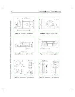 6
     Student’s Projects - Autodesk Inventor
For getting training on high-end CAD/CAM packages, visit www.cadcim.com
Figure