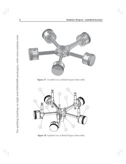 8
     Student’s Projects - Autodesk Inventor
For getting training on high-end CAD/CAM packages, visit www.cadcim.com
Figure