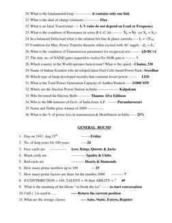 20. What is the fundamental loop -------------- it contains only one link  
21. What is the dual of charge (element) --------