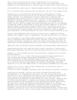 that it has its own particular terms or descriptions of its services 
andfunctions.Although there are a vast range of service