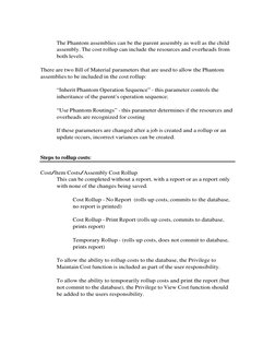 Cost Rollup Process Overview | PDF | Parameter (Computer Programming ...