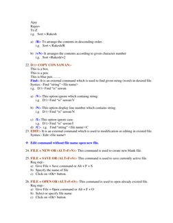 MS-DOS Commands for Beginners Guide | PDF | Dos | Command Line Interface