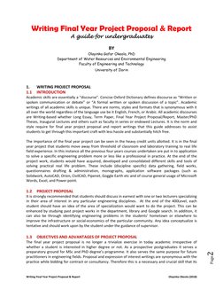 Final Year Project Proposal Guide | PDF | Citation | Plagiarism