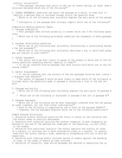 conflict situations?"
    * "The passage indicates that prior to the use of carbon dating, at least some h
istorians believe