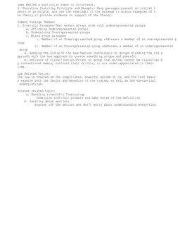 uses behind a particular event or occurrence. 
6. Narrative featuring Principle and Example- Many passages present an initial