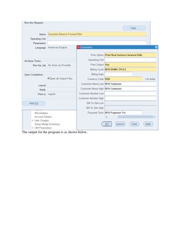  The output for the program is as shown below. 
 
