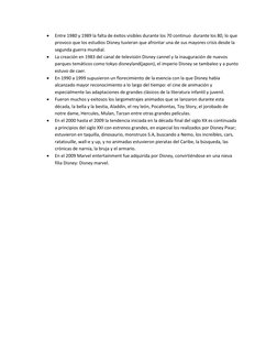  
Entre 1980 y 1989 la falta de éxitos visibles durante los 70 continuo  durante los 80, lo que 
provoco que los estudios Di