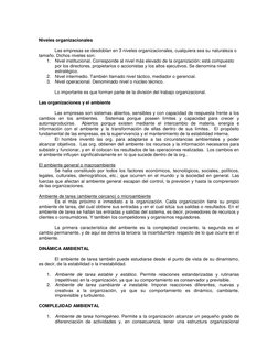 Niveles organizacionales 
 
 
Las empresas se desdoblan en 3 niveles organizacionales, cualquiera sea su naturaleza o 
tama
