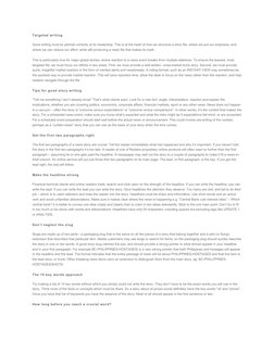 Reuters Writing Reuters News Writing Standards Guide | PDF | Reuters | News