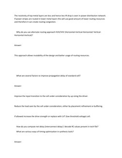 The Complete Physical Design Interview Guide.pdf Physical Design Interview Questions | PDF | Field Effect Transistor ...