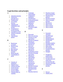 Legal doctrines and principles 
A 
 
Abstention doctrine 
 
Abstraction 
principle (law)  (http://en.wikipedia.org/wiki/Abs