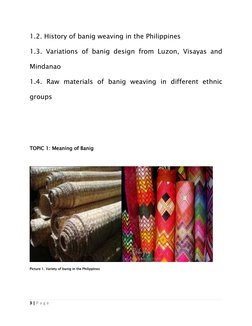 Understanding Banig Weaving Materials | PDF | Decorative Arts