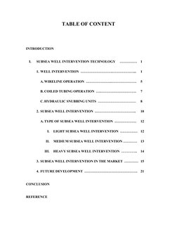 Subsea Well Intervention Technologies | PDF | Offshore Drilling ...
