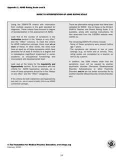 Appendix 1 - ADHD Rating Scale | PDF | Attention Deficit Hyperactivity ...
