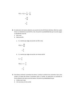 *     +   
    
   
 
   
   
 
  
  
 
6) Se selecciona de manera aleatoria una acción de entre 60 títulos distintos, 4