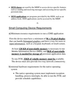 J2ME Architecture Overview | PDF | Java Virtual Machine | Application ...