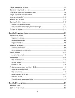 ii 
Cargar una pieza de un disco ............................................................................................