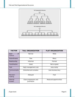 Comparing Tall and Flat Structures | PDF | Organizational Structure ...