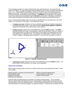 In the preceding example, the model is defined solely using "delta dimensions".  By constructing the 
model in this fashion,