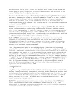 this. Use constants instead - create a constant in T511K called ZNUM and then do NUM=KZNUM (set 
number field to the constant