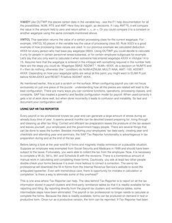 VAKEY Like OUTWP this places certain data in the variable key - see the F1 help documentation for all 
the possibilities. NUM