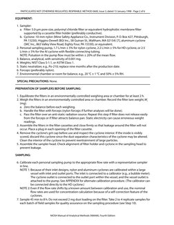 Niosh Sampling Methods Niosh 0600 | PDF | Occupational Hygiene | Particulates