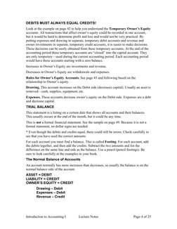 Introductory Accounting Lecture Notes | PDF | Debits And Credits ...