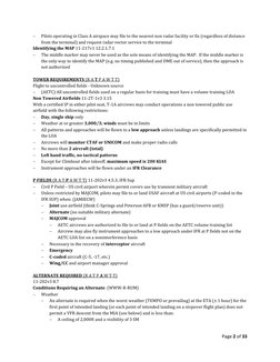 Page 2 of 33 
 
 
Pilots operating in Class A airspace may file to the nearest non radar facility or fix (regardless of dist