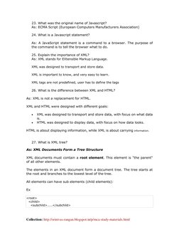 Web Technology Lab Viva Questions | PDF | Html | Html Element
