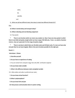 AMD Design Verification Interview Insights | PDF | Areas Of Computer ...