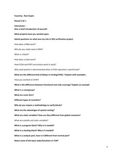AMD Design Verification Interview Insights | PDF | Areas Of Computer ...