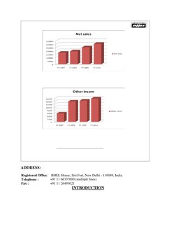 ADDRESS: 
Registered Office:    BHEL House, Siri Fort, New Delhi - 110049, India. 
Telephone : 
+91 11 66337000 (multiple