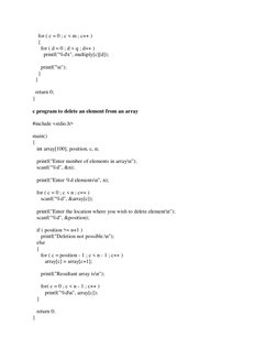 for ( c = 0 ; c < m ; c++ ) 
    { 
      for ( d = 0 ; d < q ; d++ ) 
        printf("%d\t", multiply[c][d]);