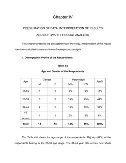 Chapter 4: Data Presentation & Analysis | PDF | Internet | Backup