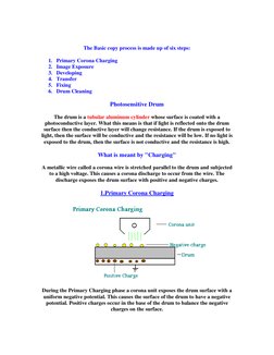 Photocopier Copy Process Explained | PDF | Photocopier | Electric Charge