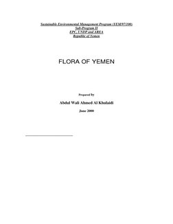 Flora of Yemen: A Comprehensive Study | PDF | Botany