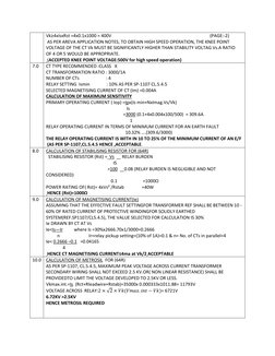 CT Sizing Calculation for Transformer | PDF | Science & Mathematics ...