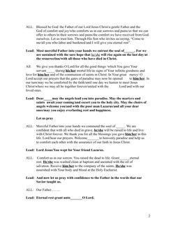 40 Days Prayer for the Departed Souls | PDF | God The Father | Rosary