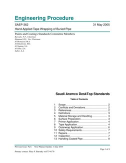 Previous Issue: New     Next Planned Update: 1 June 2010 
 
Page 1 of 8 
Primary contact: Fikry F. Barouky on 873-4170 
Engin