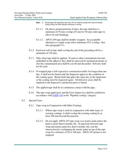 Document Responsibility: Paints and Coatings 
SAEP-362 
Issue Date:   31 May 2005 
Next Planned Update: 1 June 2010 
Hand-App