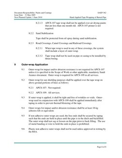 Document Responsibility: Paints and Coatings 
SAEP-362 
Issue Date:   31 May 2005 
Next Planned Update: 1 June 2010 
Hand-App
