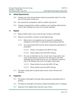 Document Responsibility: Paints and Coatings 
SAEP-362 
Issue Date:   31 May 2005 
Next Planned Update: 1 June 2010 
Hand-App