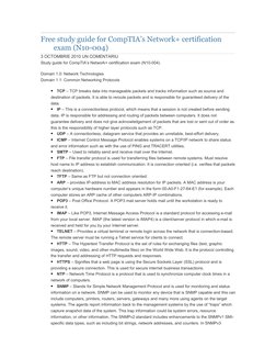 Free study guide for CompTIA’s Network+ certification 
exam (N10-004)
3 OCTOMBRIE 2010 UN COMENTARIU
Study guide for CompTIA’
