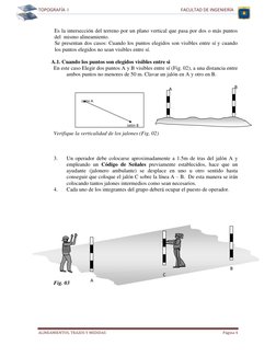 TOPOGRAFÍA  I                                                                                                    FACULTAD DE