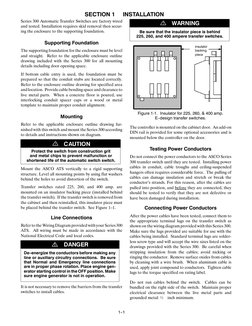 ASCO Series 300 ATS Operator's Manual | PDF | Switch | Relay