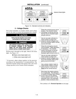 ASCO Series 300 ATS Operator's Manual | PDF | Switch | Relay